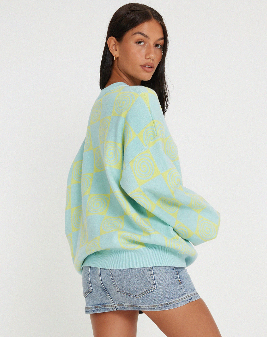 Akari Pullover in Optiz Maze Blau