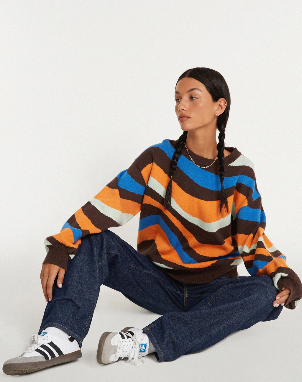 Ammaria Pullover in gewelltem Regenbogen