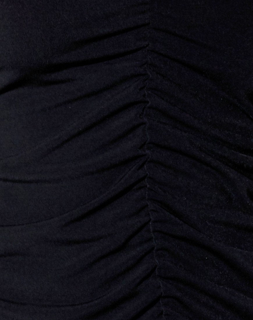 Image of Laras Bodycon Kleid aus Polycrepe Schwarz