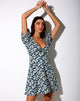 Image of Carie Minikleid in Aster Blau