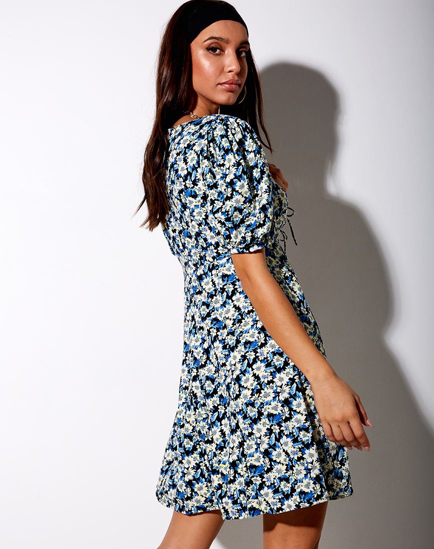 Carie Minikleid in Asterblau