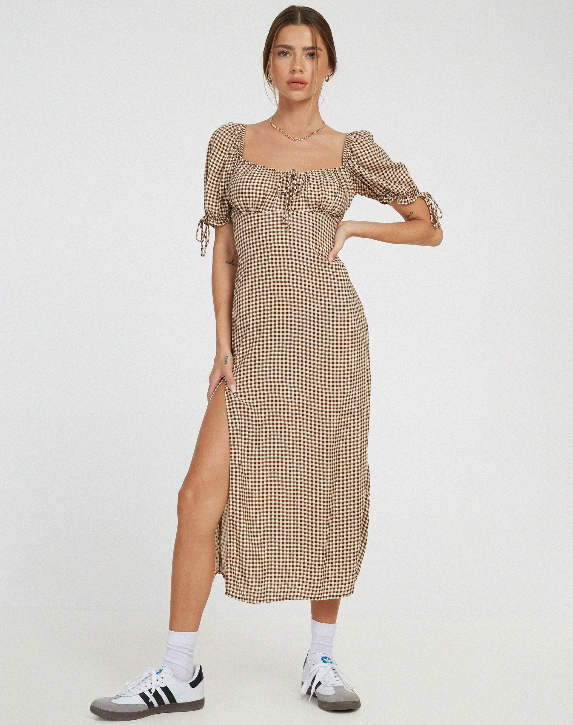Bild von Cello Midikleid in Mini Gingham