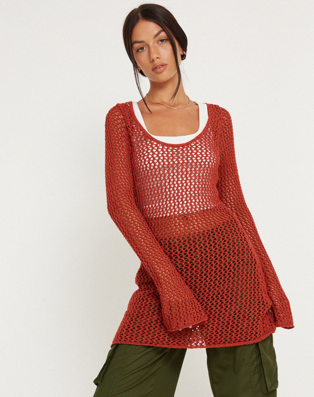 Juwita Minikleid in Gebranntem Orange