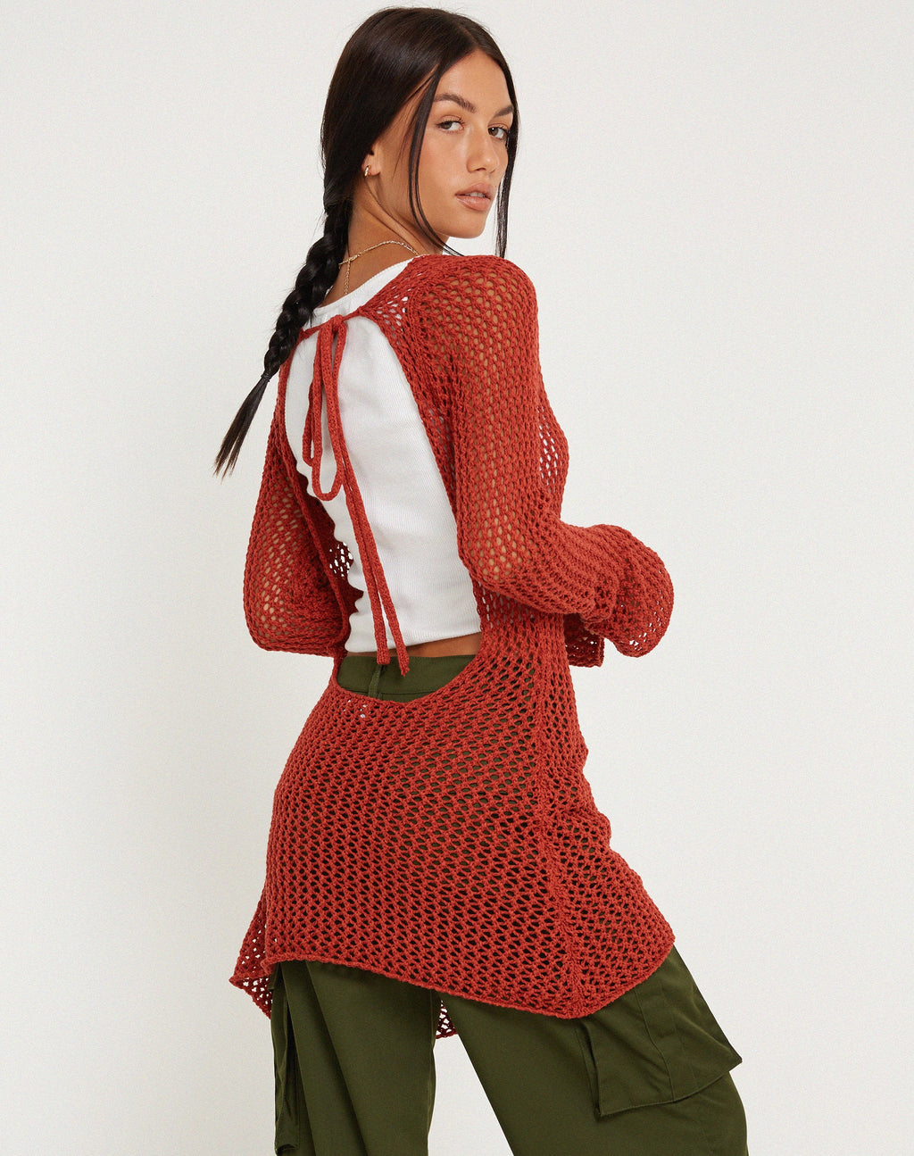 Juwita Minikleid in Gebranntem Orange