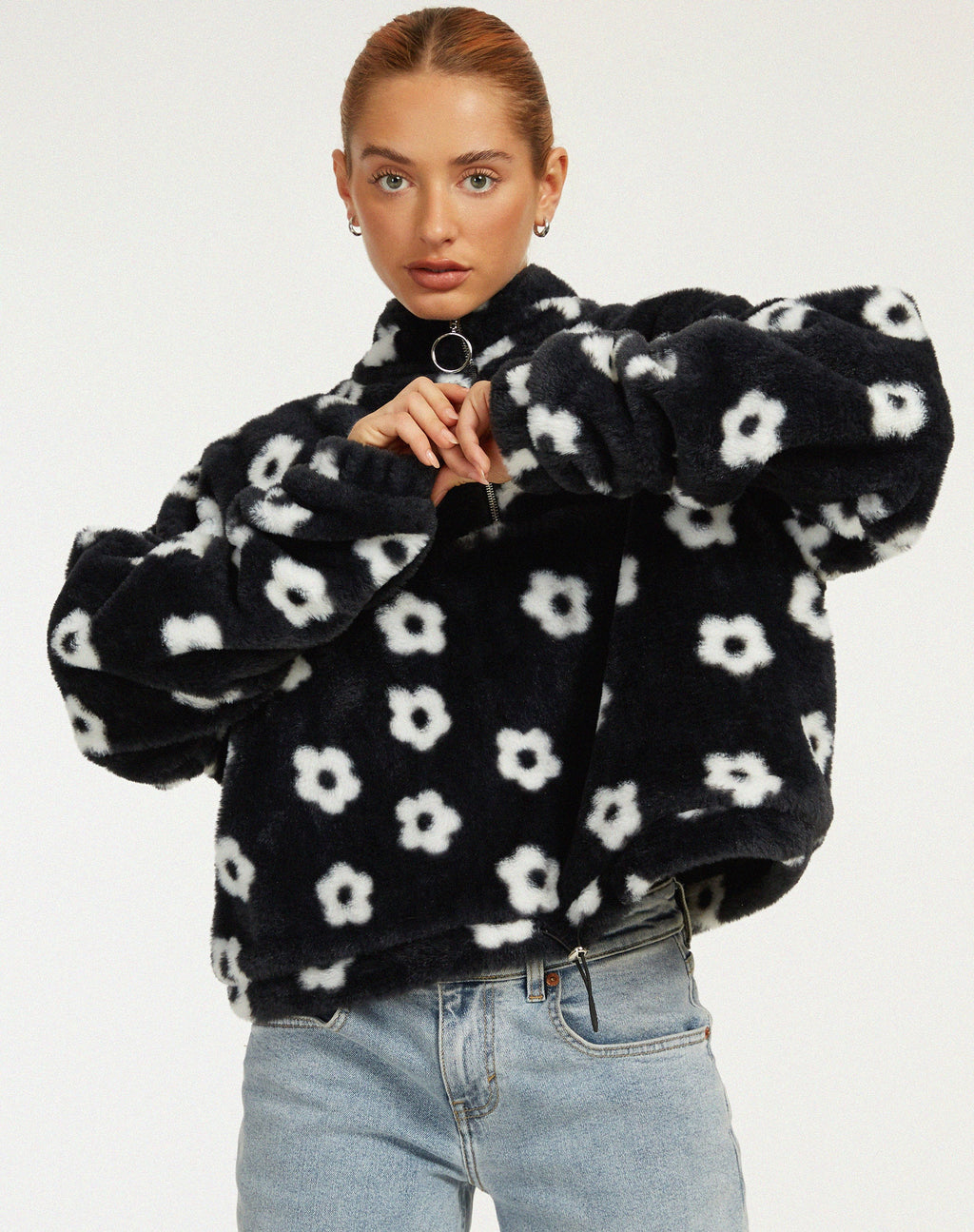Nero Jacke in Daisy Schwarz und Weiß