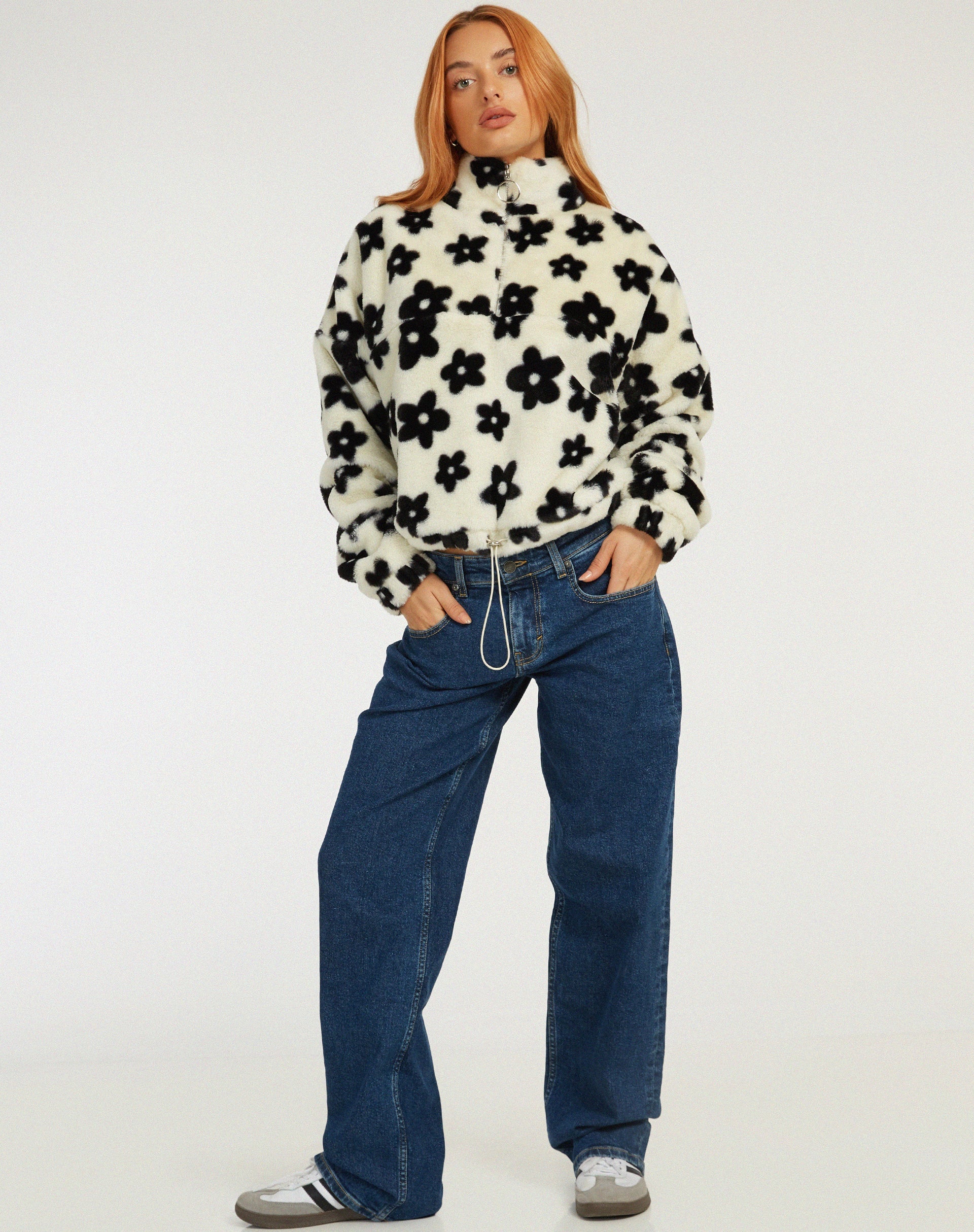 Image of Nero Jacke in Daisy Weiß und Schwarz