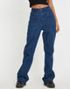 Bild von Retro Pocket Flare Jeans in 90er Indigo