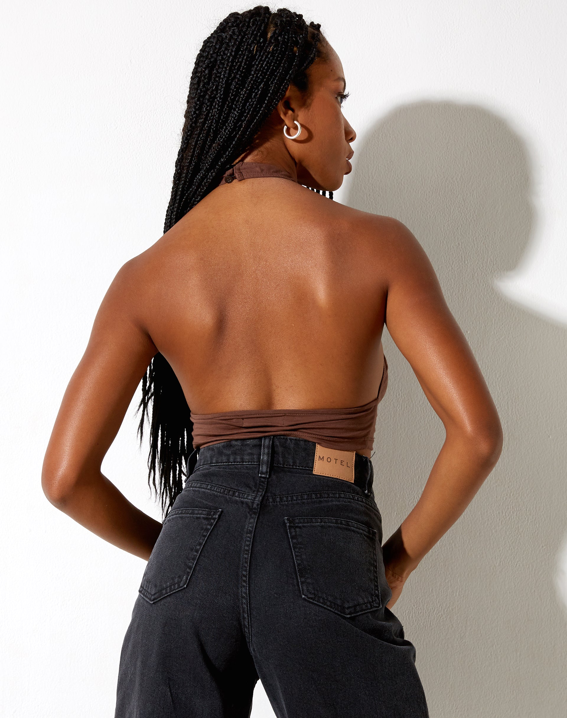 Bild von Silta Crop Top in Deep Mahagony