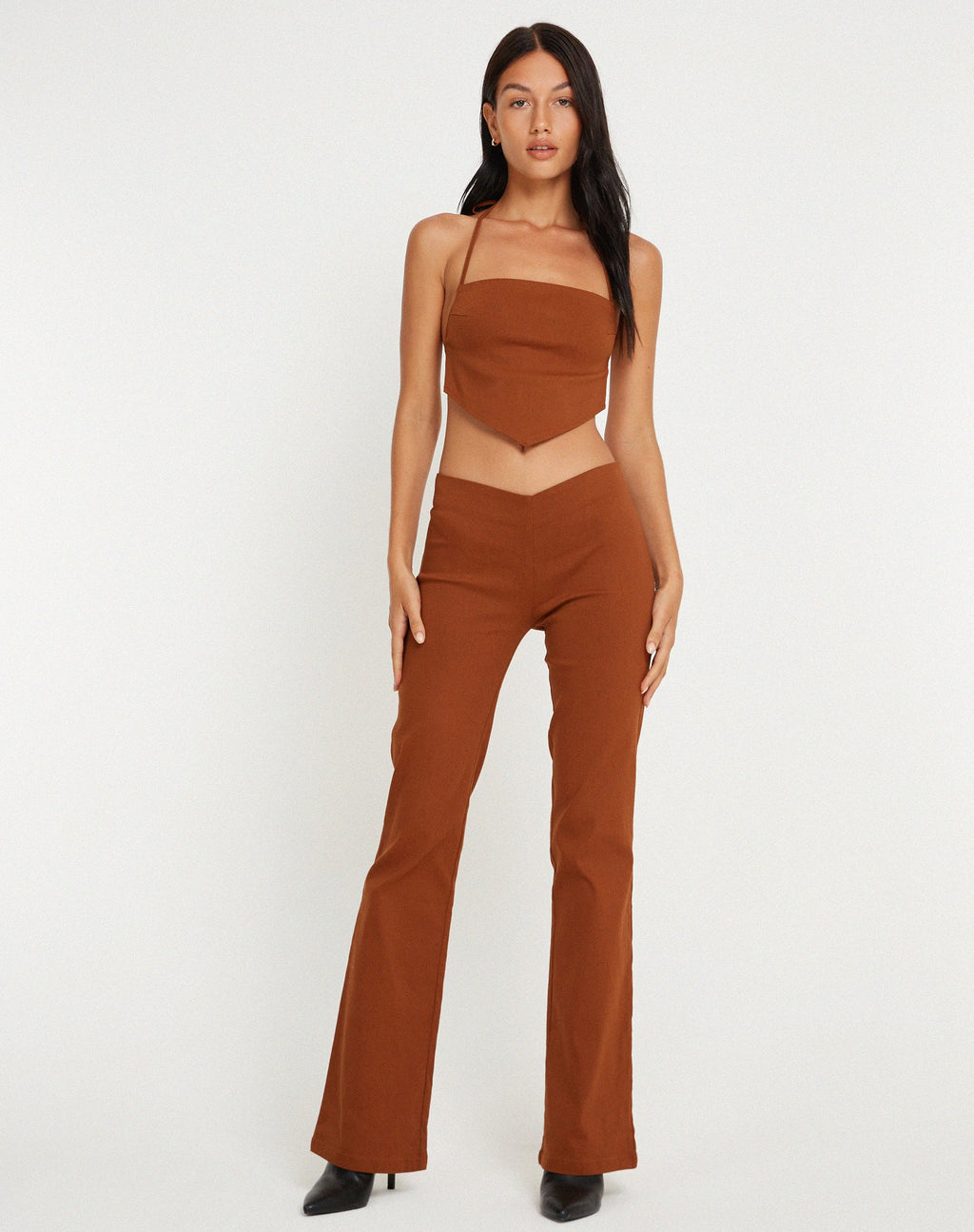 Zirnia-Hose in Kaffeebohne