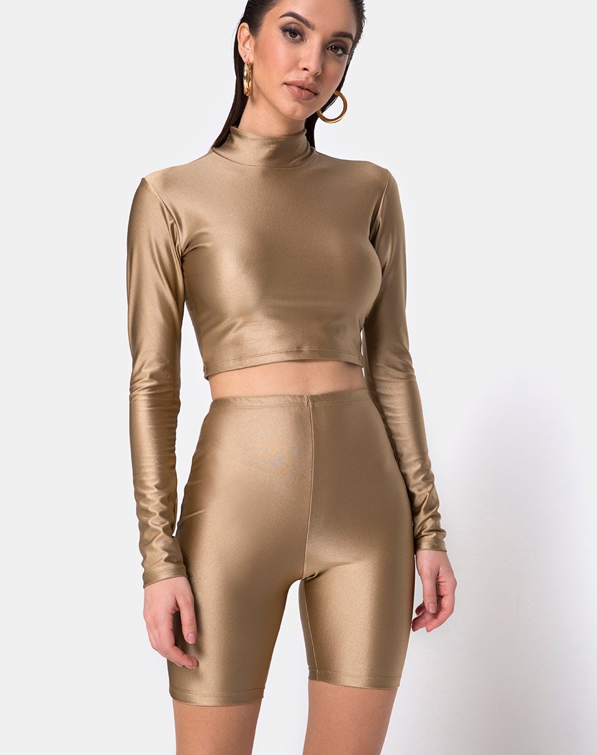 Radlerhose aus Nylon Gold
