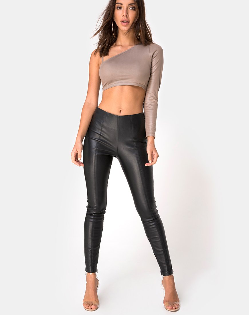 Bild von Rhi Top in Kakao Spandex