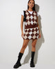 Image of Sami Weste in Argyle Tan gestrickt