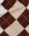 Argyle-Strick Tan