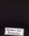 Schwarz Modern Day Romantics Label Embro