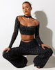 Bild von Ribus Crop Top in Tribal Flock