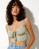 Bild von Ridis Vest Crop Top in Parma Violett