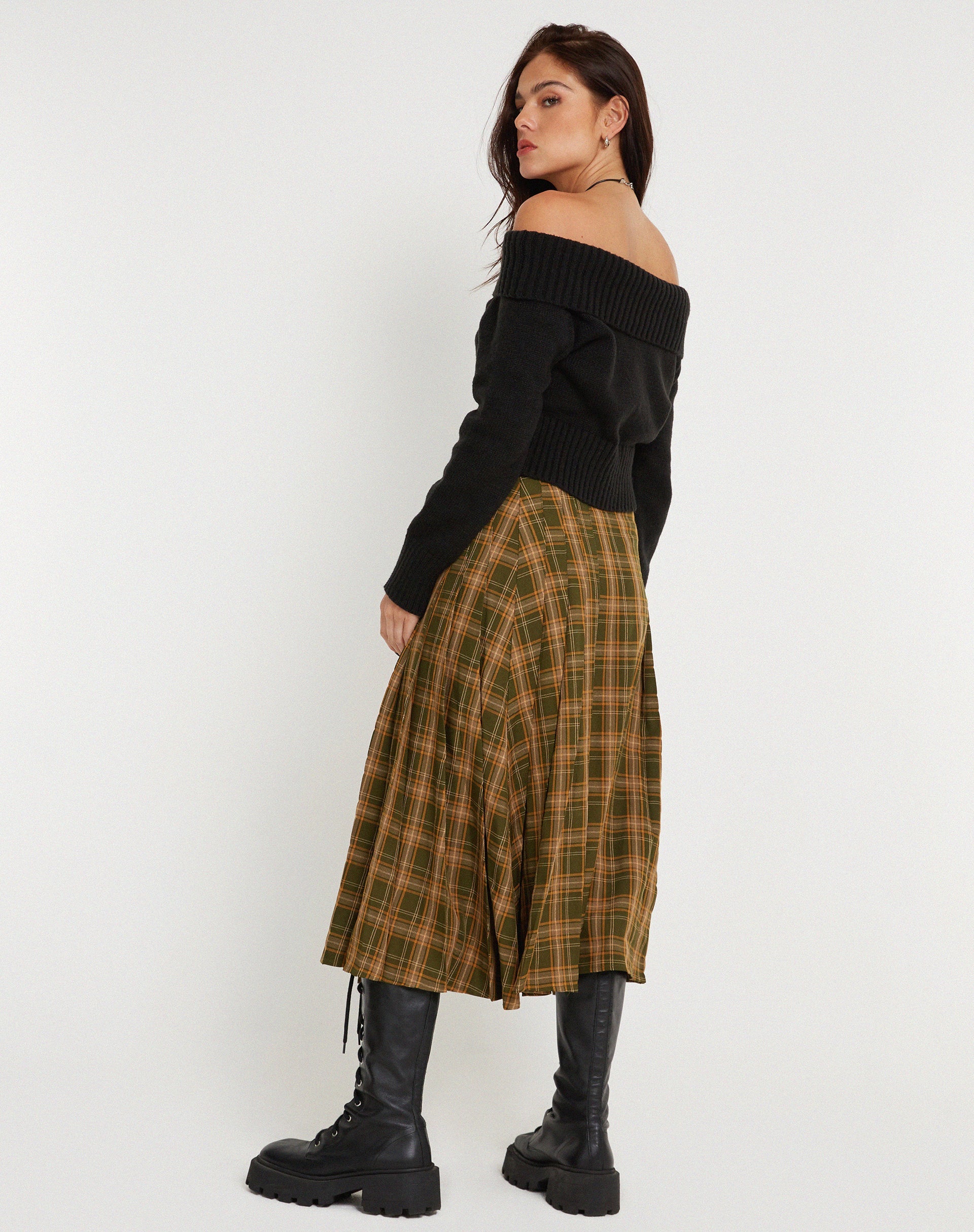 Bild von Rigifa Midirock in Tartans Grün Braun