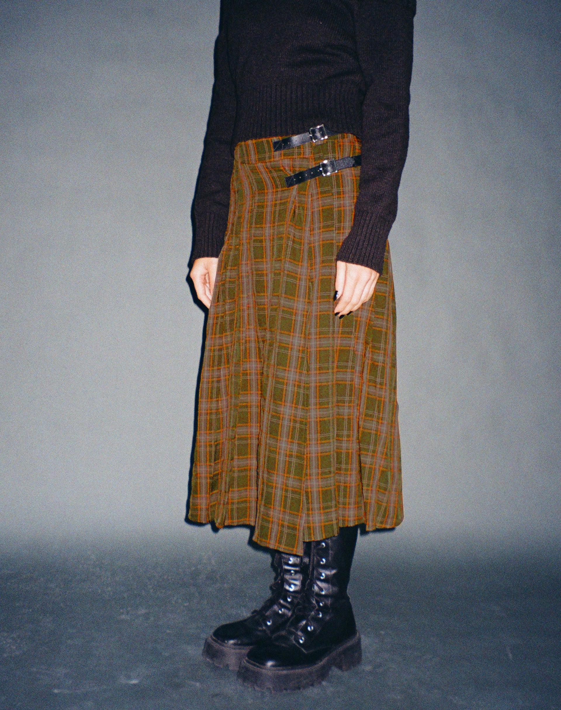 Bild von Rigifa Midirock in Tartans Grün Braun