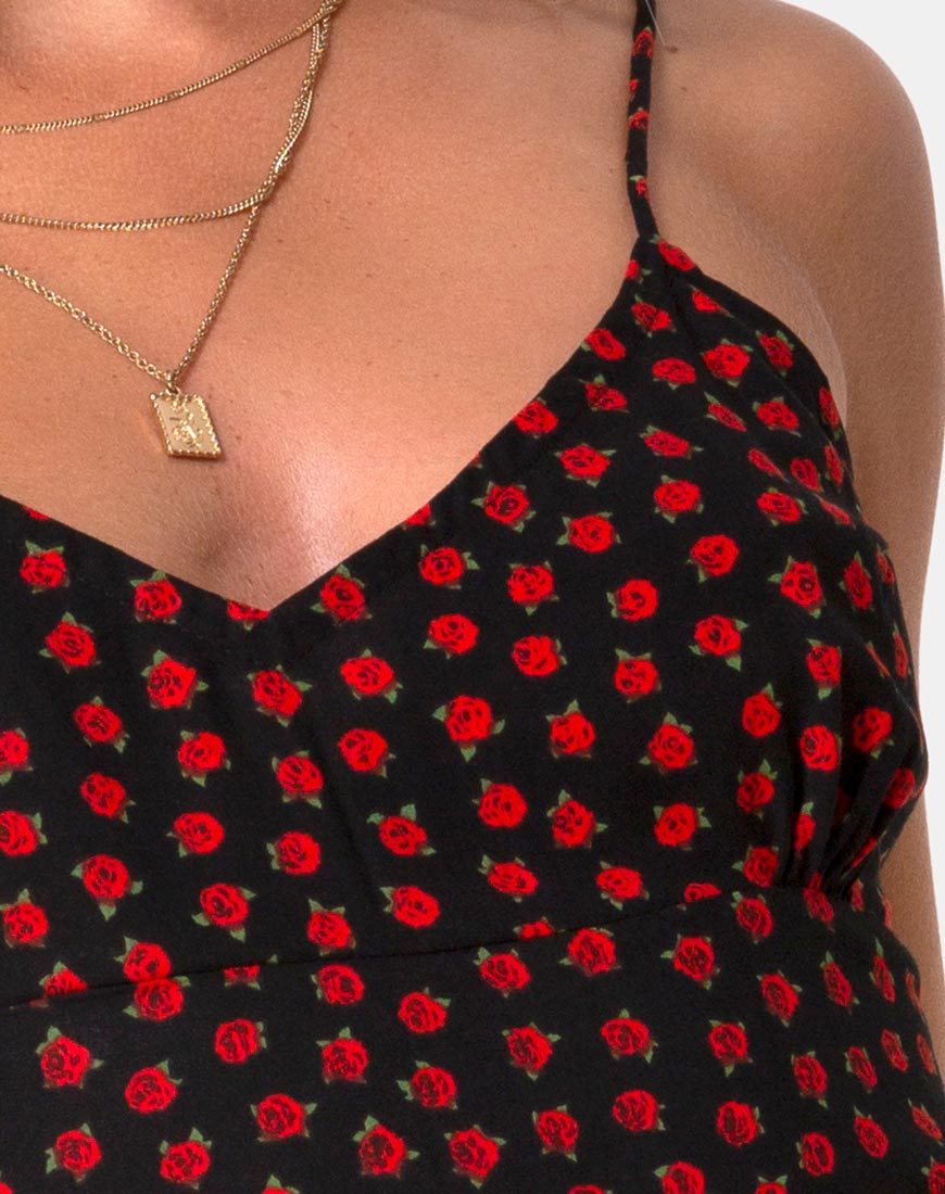 Image of Rilia Kleid in Dotty Rose Rot