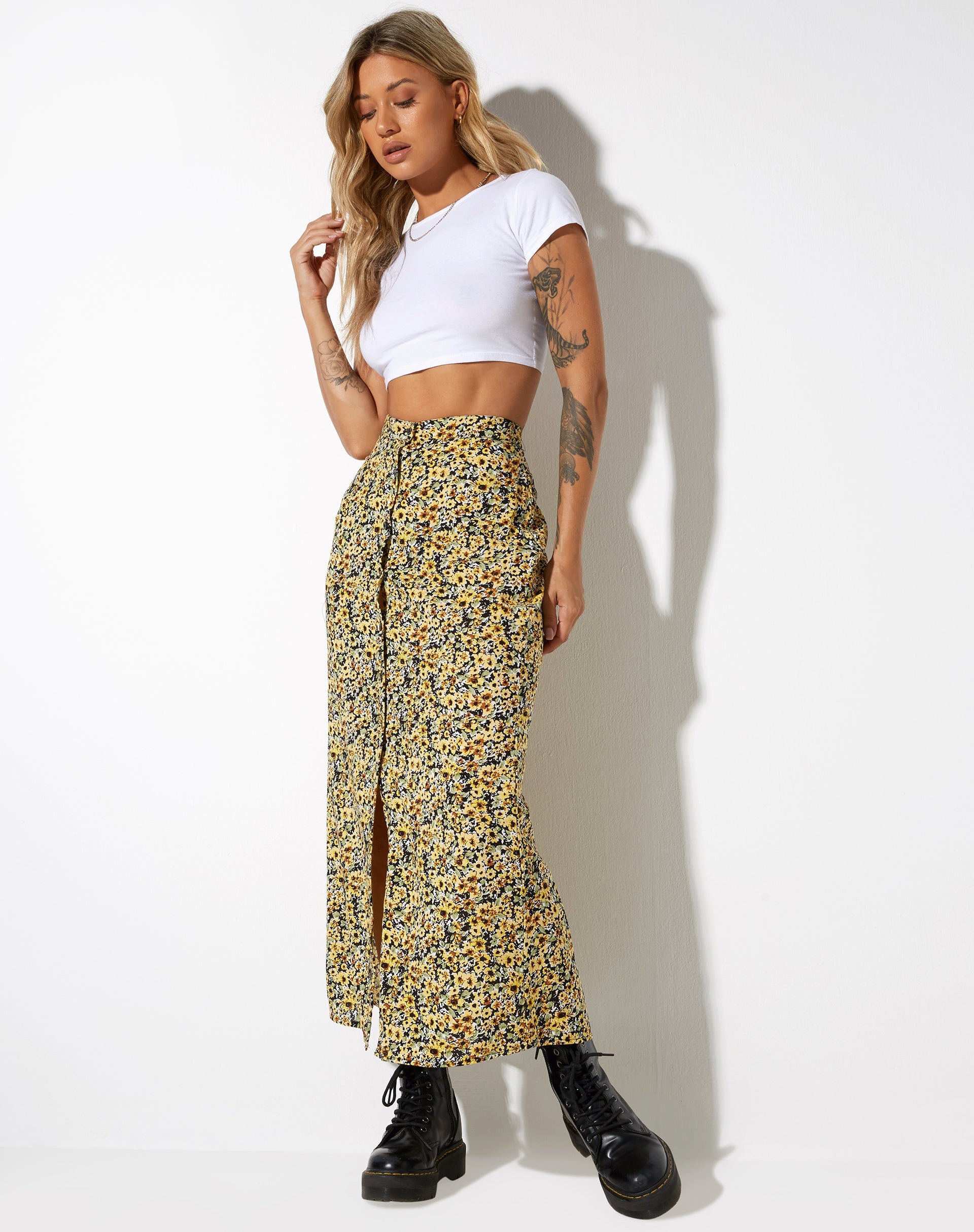 Bild von Rima Midirock in Spring Ditsy Yellow