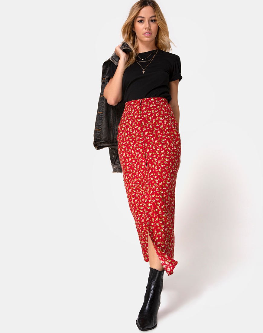 Bild von Rima Rock in Falling For You Floral Rot
