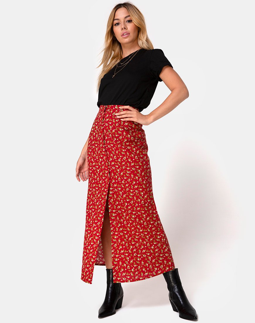 Rima Rock in Falling For You Floral Rot