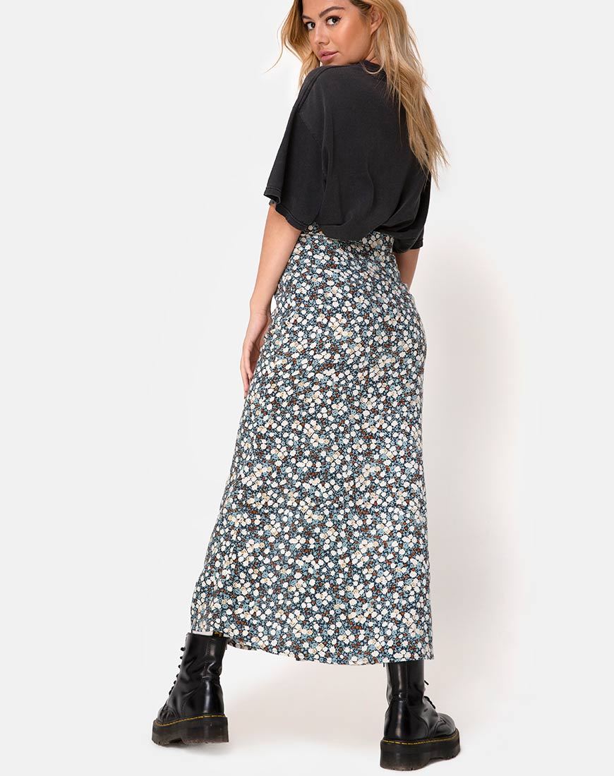 Rima Rock in Floral Field Navy