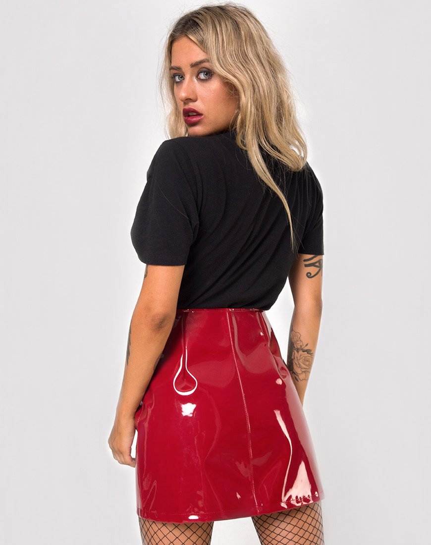 Bild von Ring Mini Rock in Pu Shiny Wine
