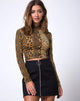 Bild von Ring Minirock aus Twill Schwarz