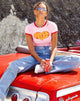 Bild von Ringer Tee in Peony Bind Racing Red Super Freak