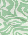 Jagged Swirl Pfefferminz und Sahne stricken