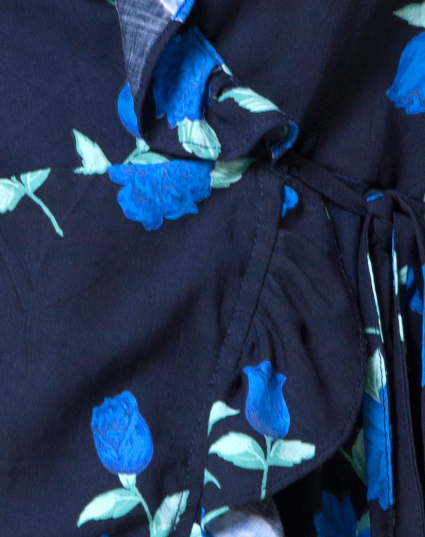 Image von Riser Kleid in Midnight Blue Rose