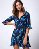 Image von Riser Kleid in Midnight Blue Rose