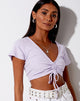 Image of Rivera Crop Top in Rippe Violett