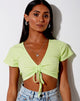 Bild von Rivera Crop Top in Rib Lime