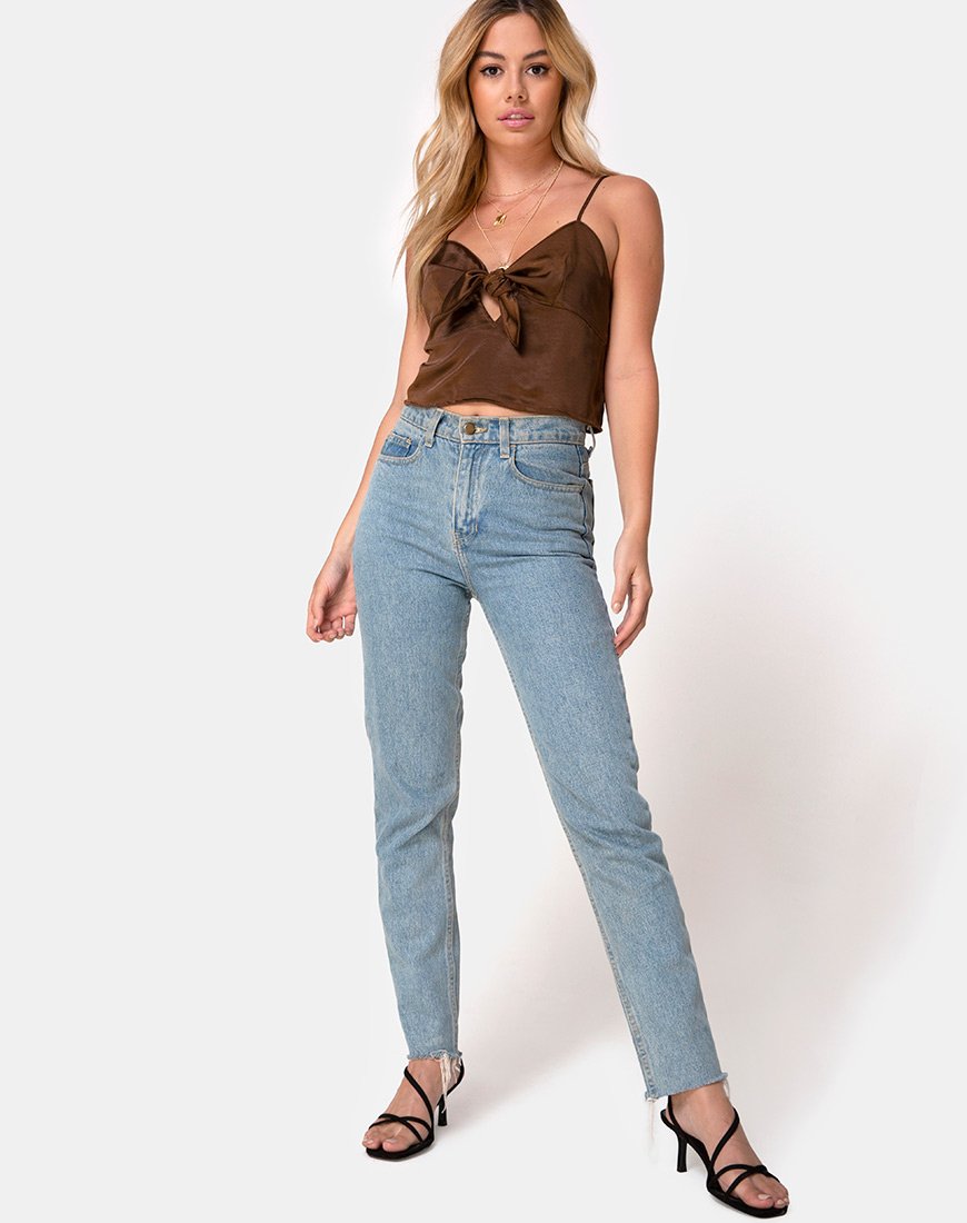 Bild von Roce Top in Satin Chocolate