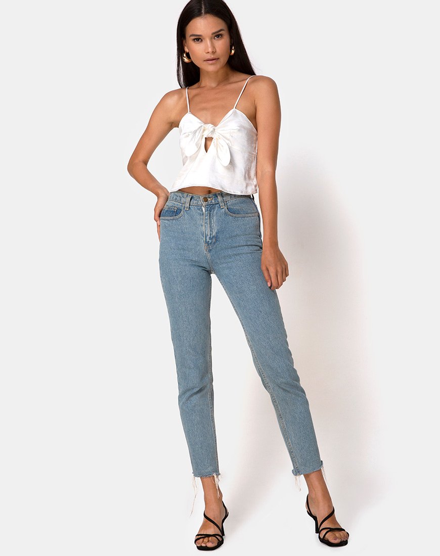 Bild von Roce Top in Satin Elfenbein