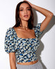 Bild von Rocha Top in Aster Blue