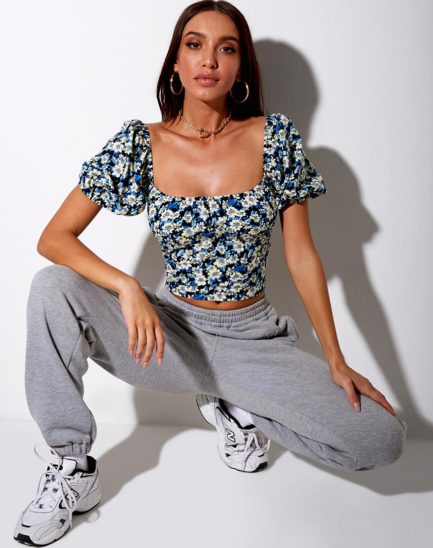Bild von Rocha Top in Aster Blue