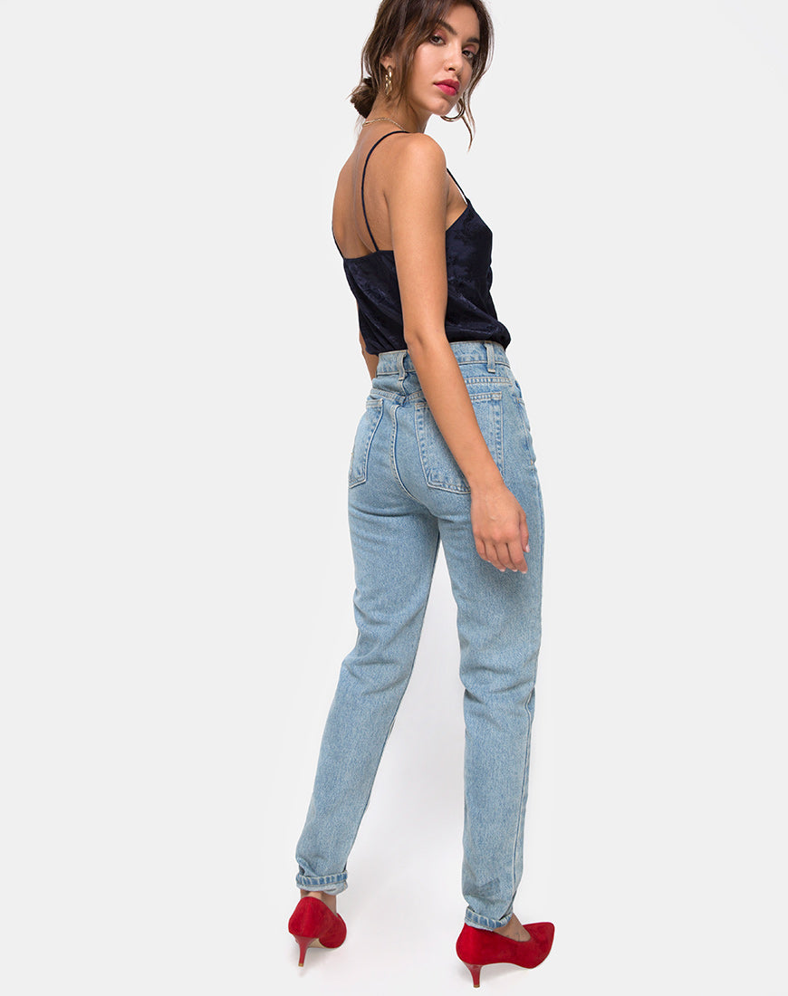 Bild von Rodice Mieder in Satin Rose Navy