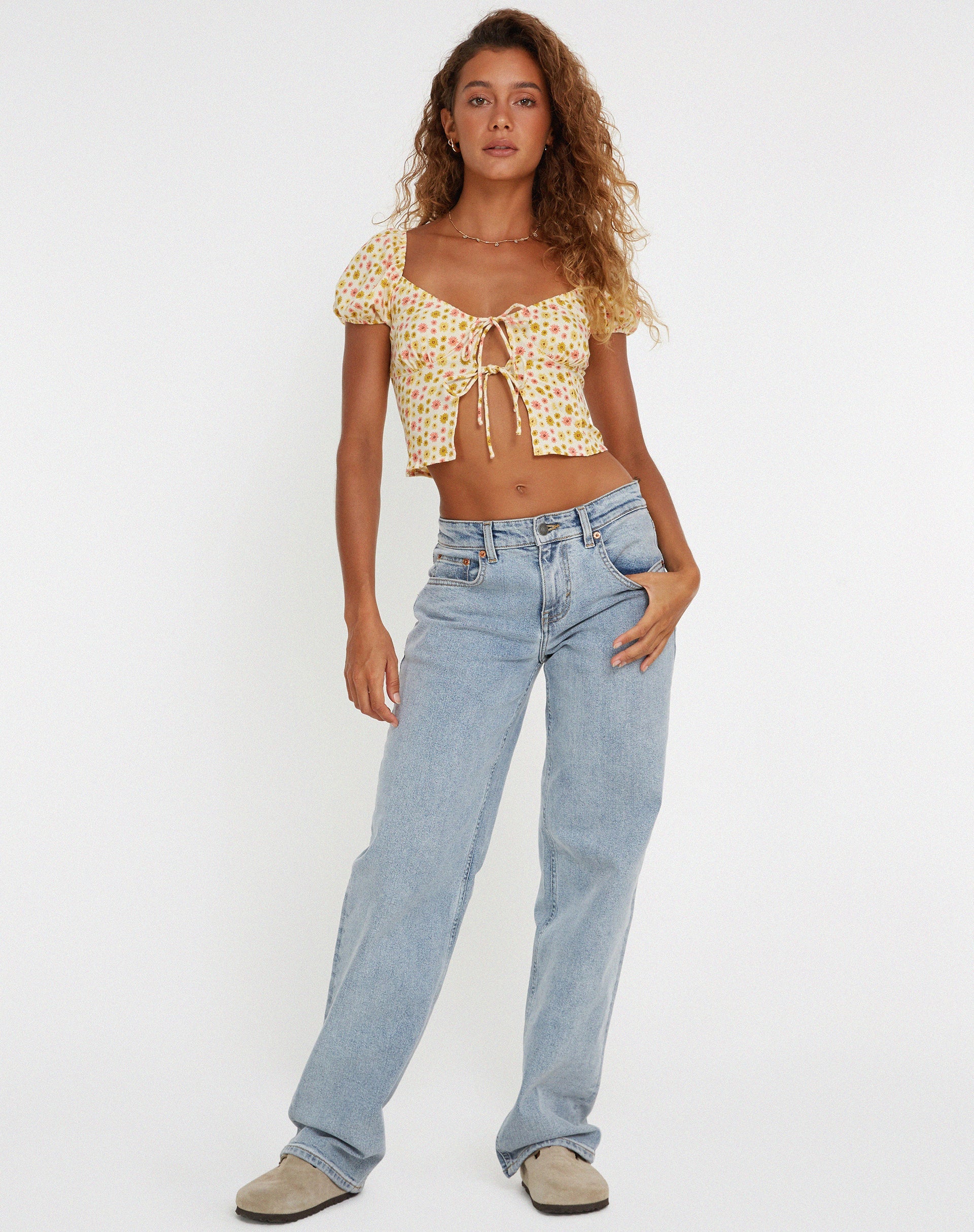 Bild von Rom Top in Daisy Chain Cream