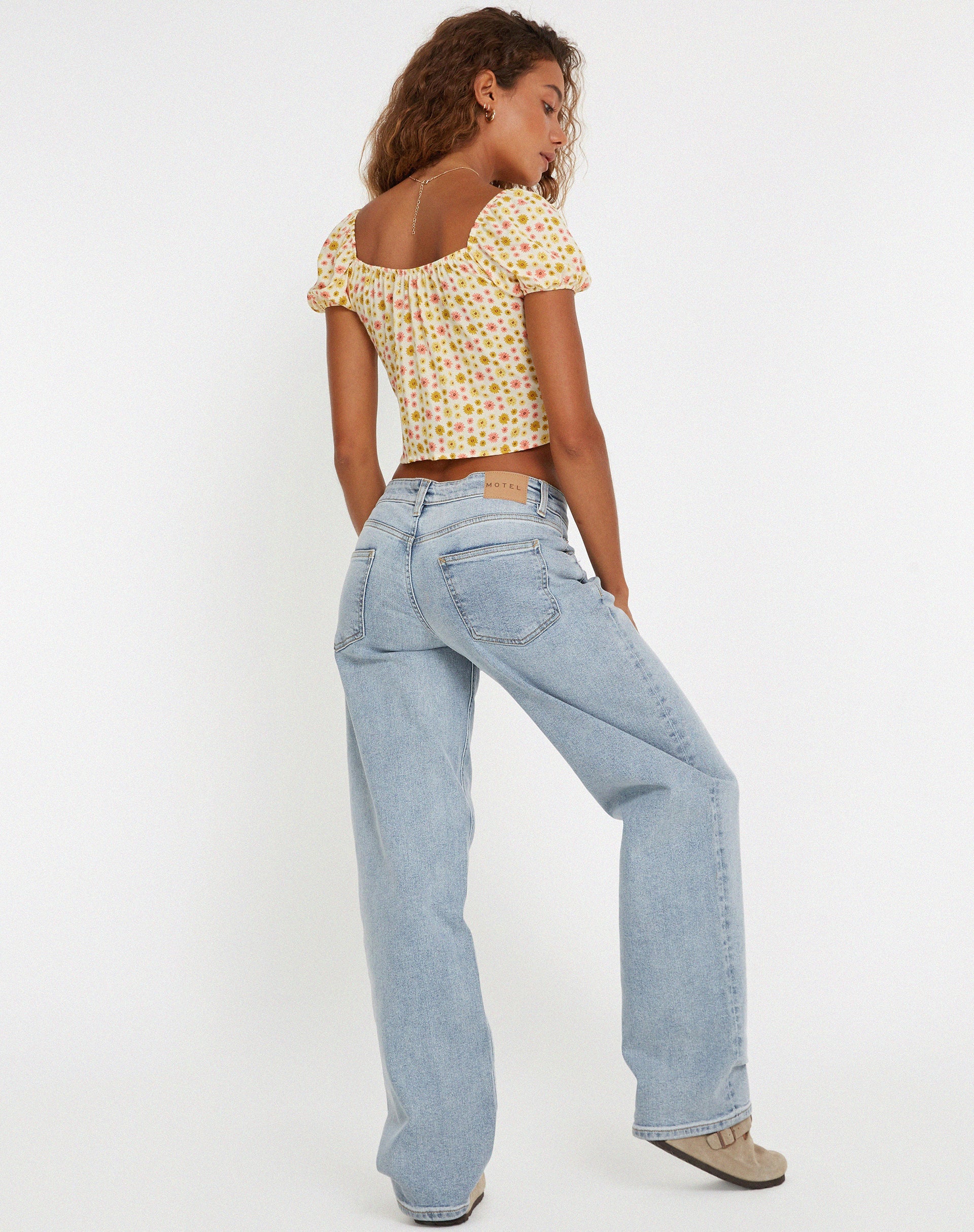 Bild von Rom Top in Daisy Chain Cream