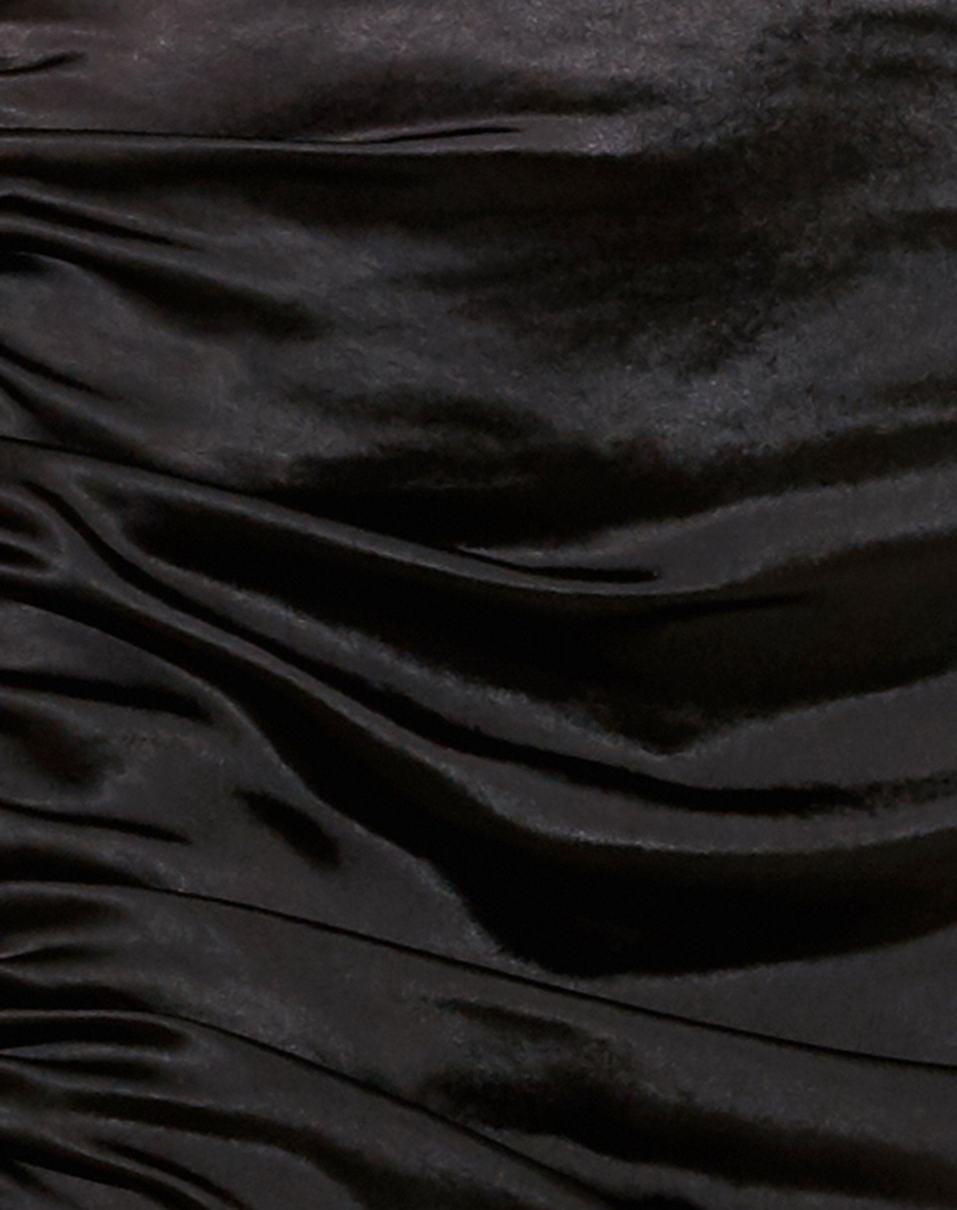 Image of Romalia Minirock aus Satin Schwarz