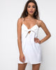 Image of Roppan Slip-Kleid aus Satin Elfenbein