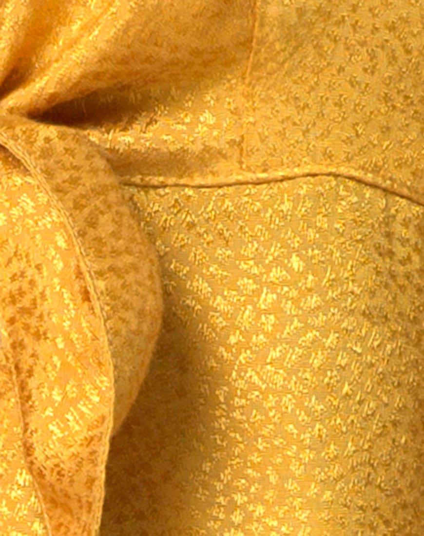 Image of Roppan Slip Dress in Satin Senf