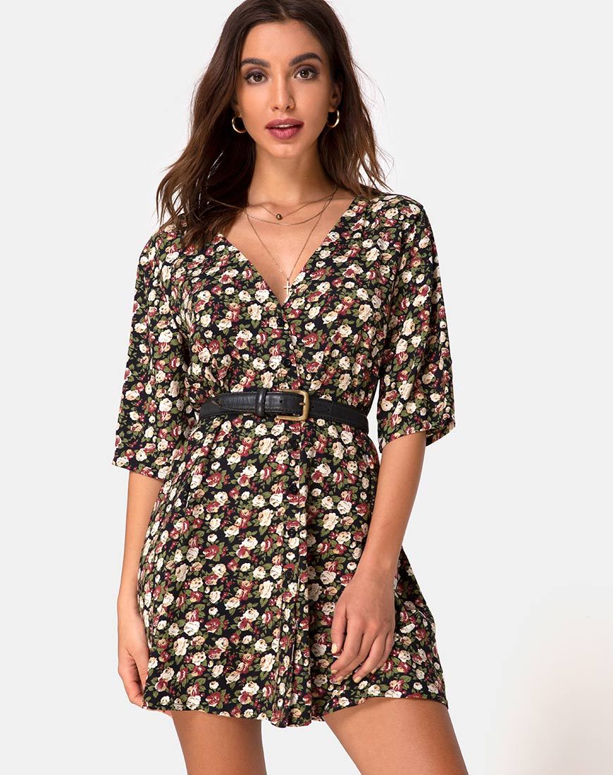 Image of Rosella Swing Kleid in Courtney Floral
