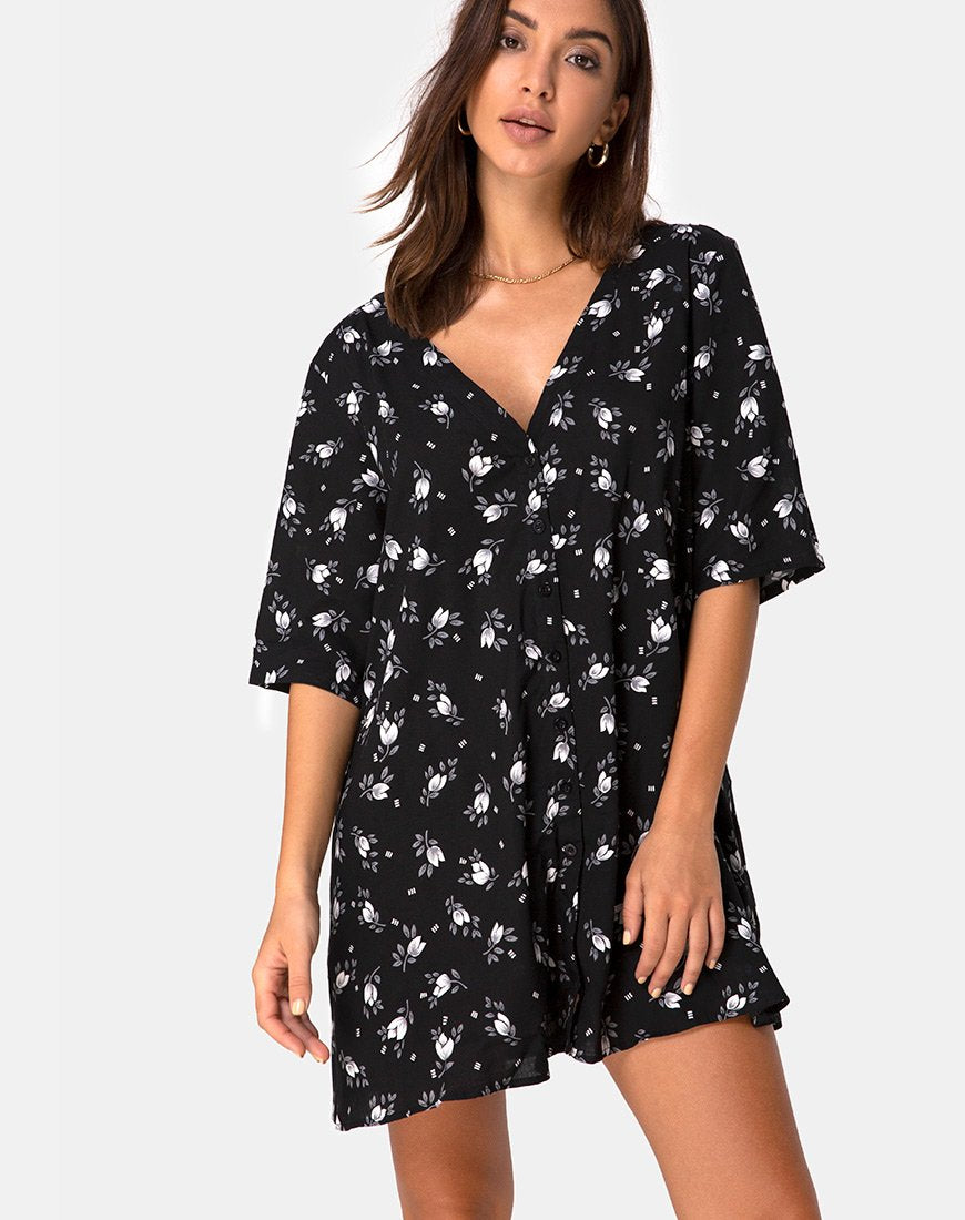Image of Rosella Swing Kleid in Dark Tulip
