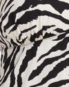 90er Zebra Schwarz und Weiß