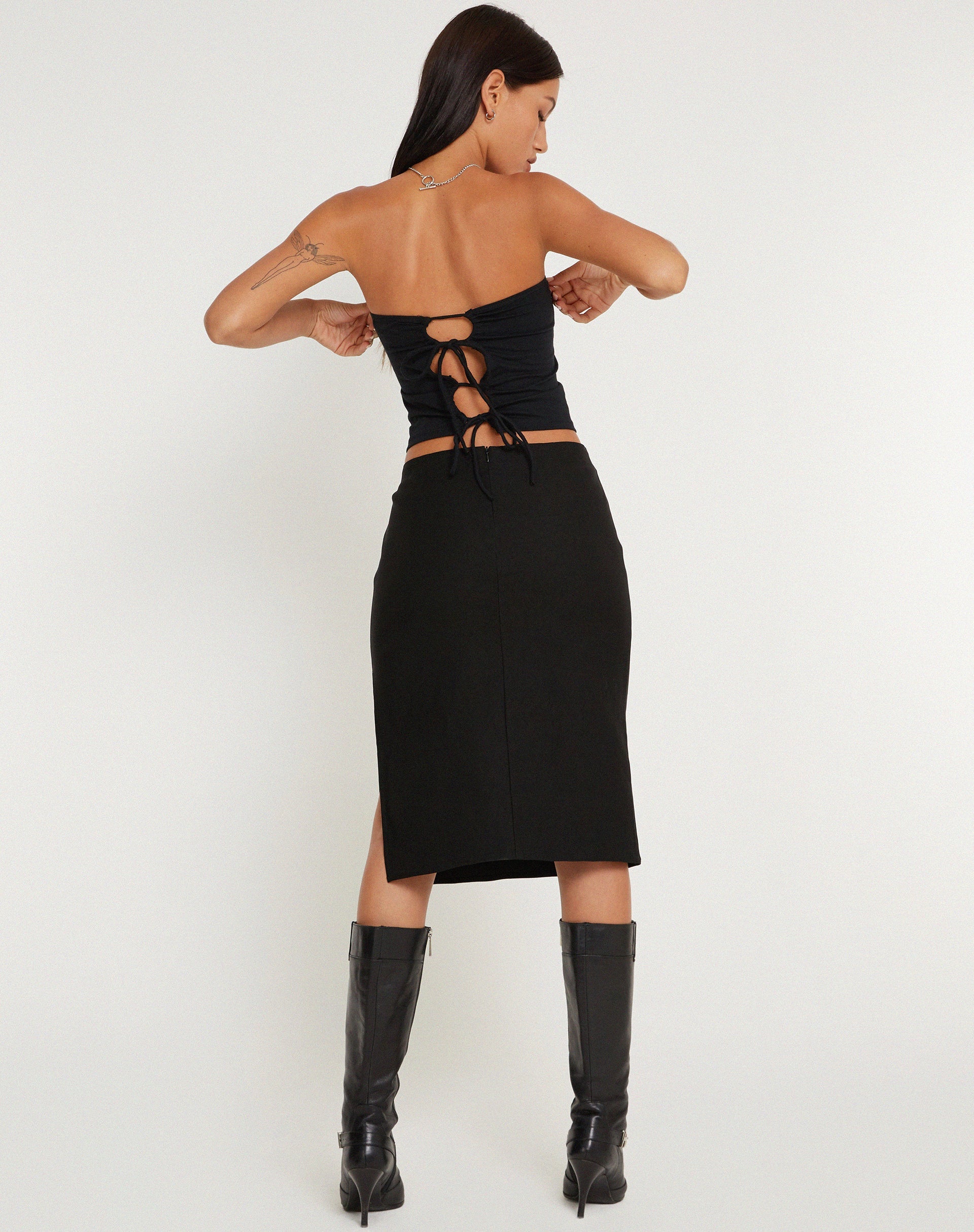 Abbildung von Ruetie Bandeau Top in Schwarz