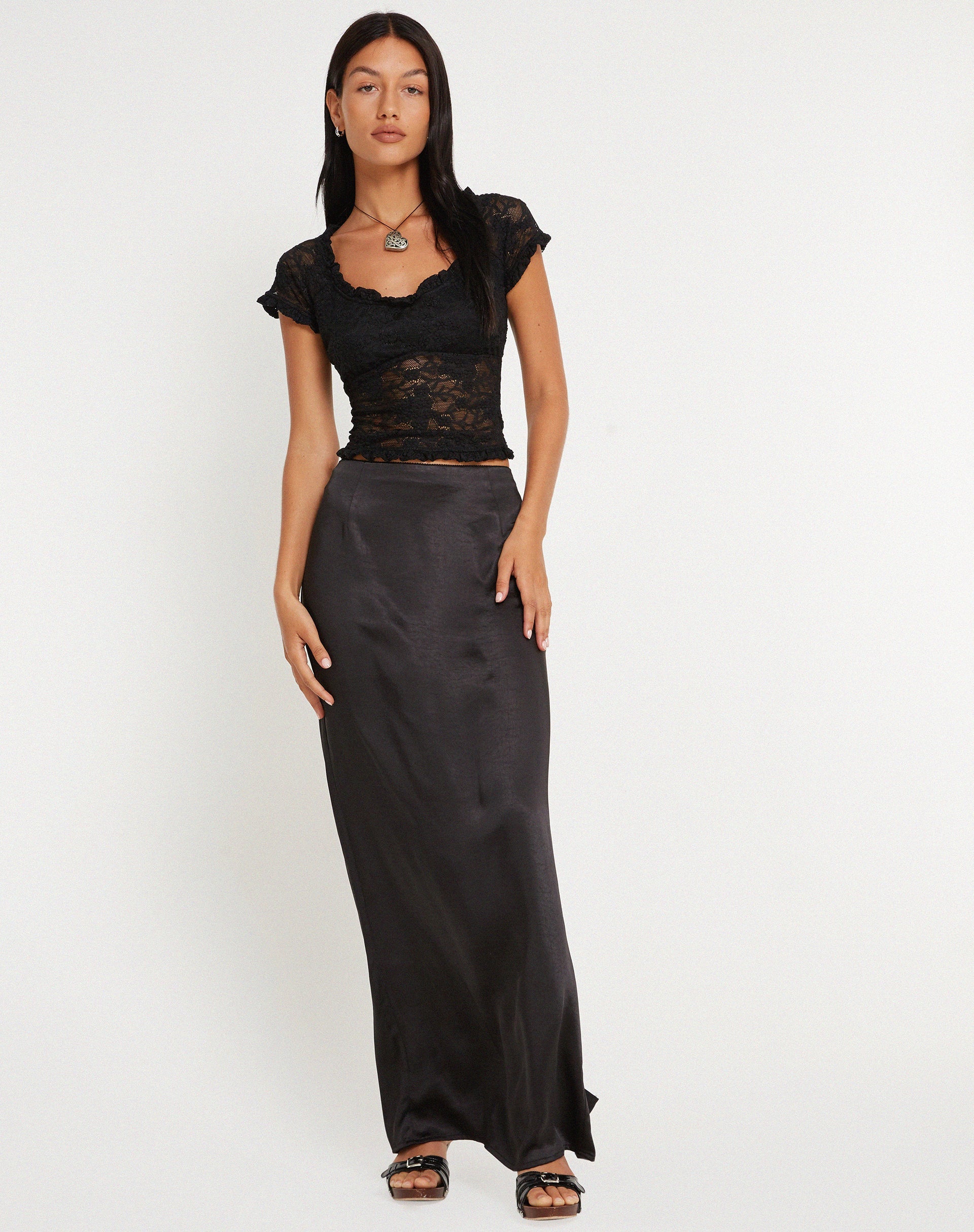 Bild von Rufte Top in Lace Black